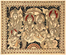 Ram's Family - Kalamkari Painting