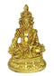 "Lord Kuber" The God of Wealth Brass Statue