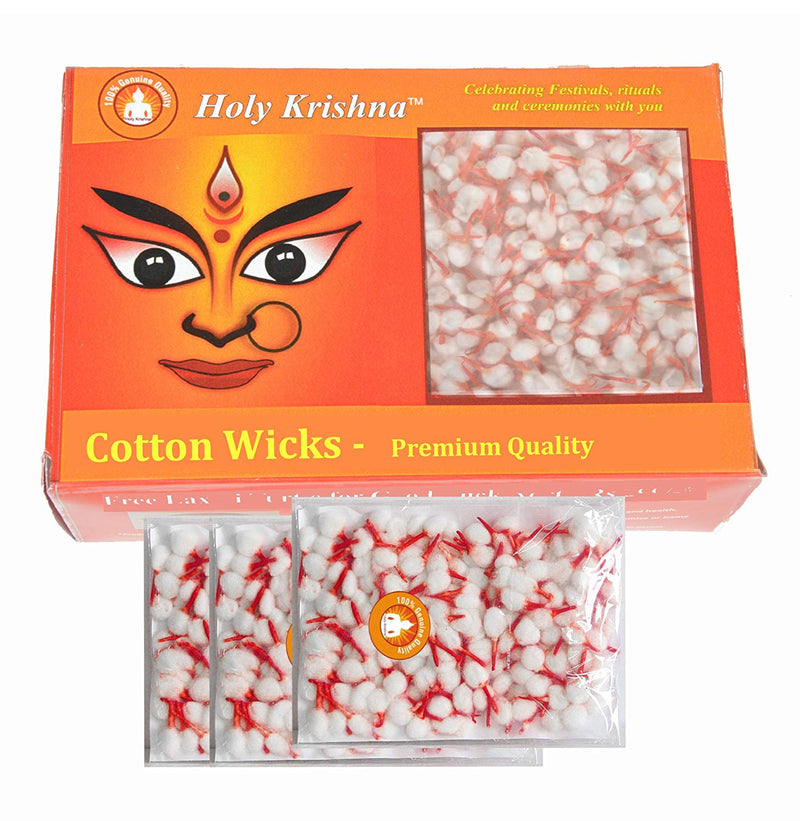 Pure White Premium Quality Diya Batti - 1000 Pcs.